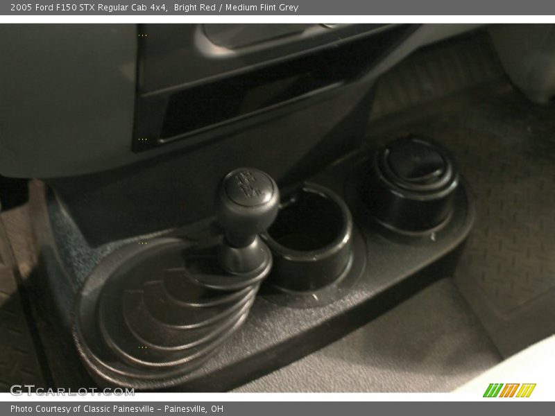 Bright Red / Medium Flint Grey 2005 Ford F150 STX Regular Cab 4x4