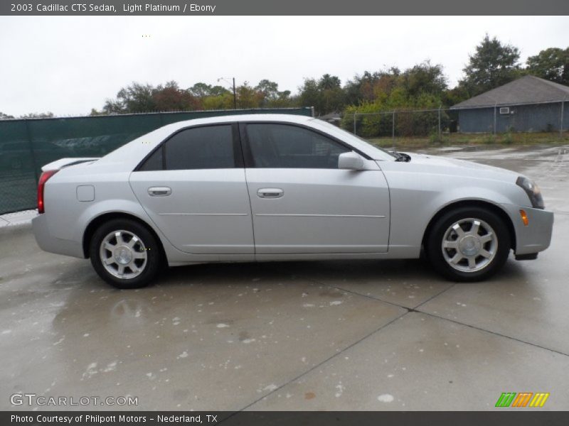 Light Platinum / Ebony 2003 Cadillac CTS Sedan