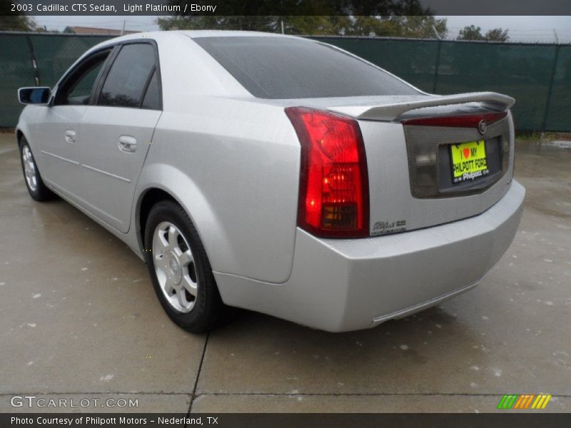 Light Platinum / Ebony 2003 Cadillac CTS Sedan