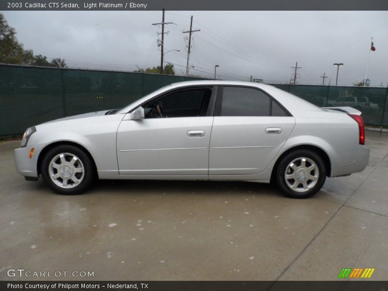 Light Platinum / Ebony 2003 Cadillac CTS Sedan