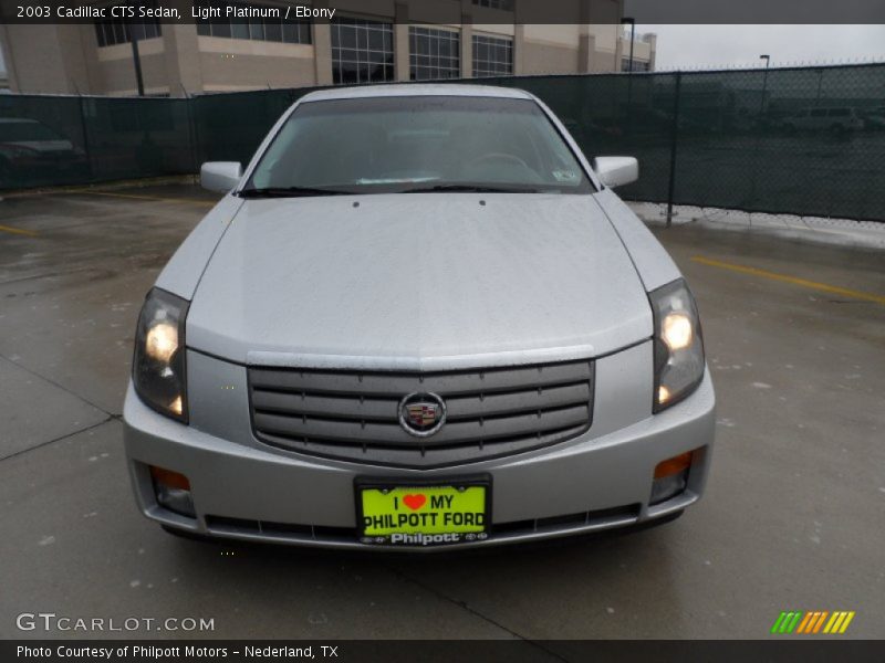 Light Platinum / Ebony 2003 Cadillac CTS Sedan