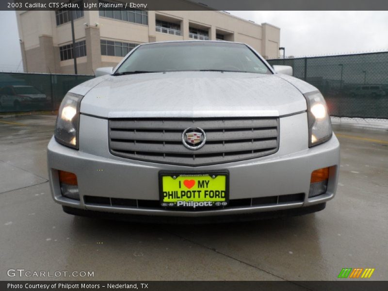 Light Platinum / Ebony 2003 Cadillac CTS Sedan