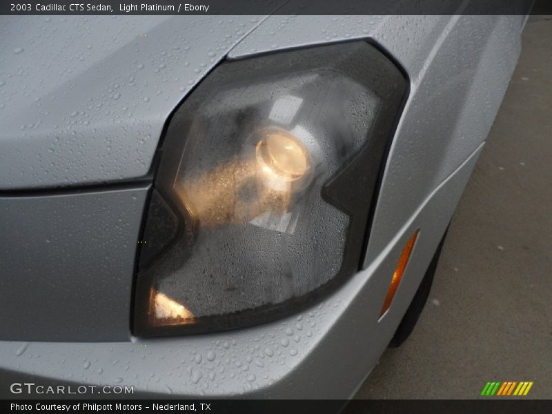Light Platinum / Ebony 2003 Cadillac CTS Sedan