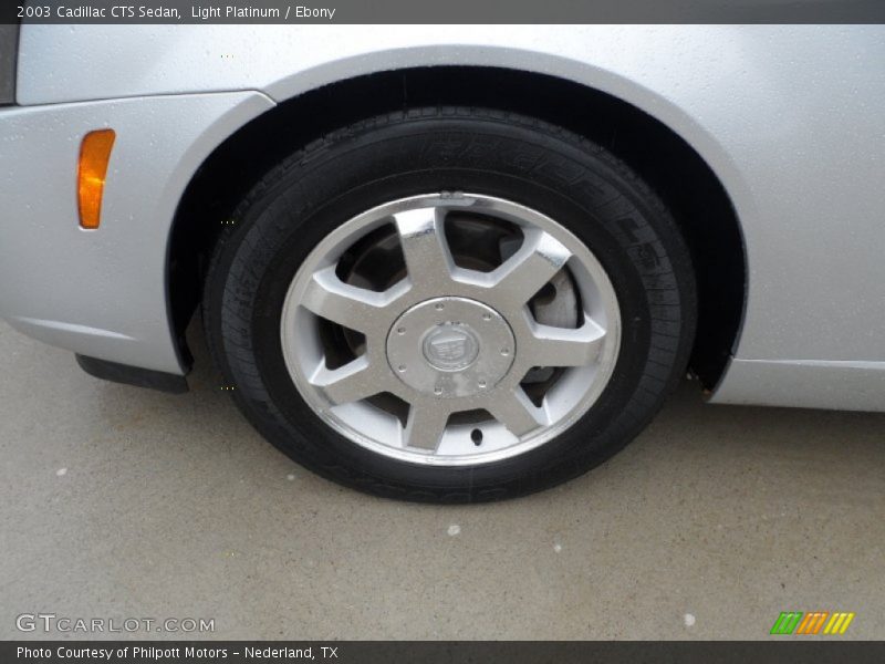 Light Platinum / Ebony 2003 Cadillac CTS Sedan