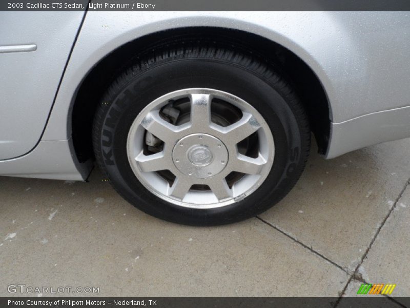 Light Platinum / Ebony 2003 Cadillac CTS Sedan