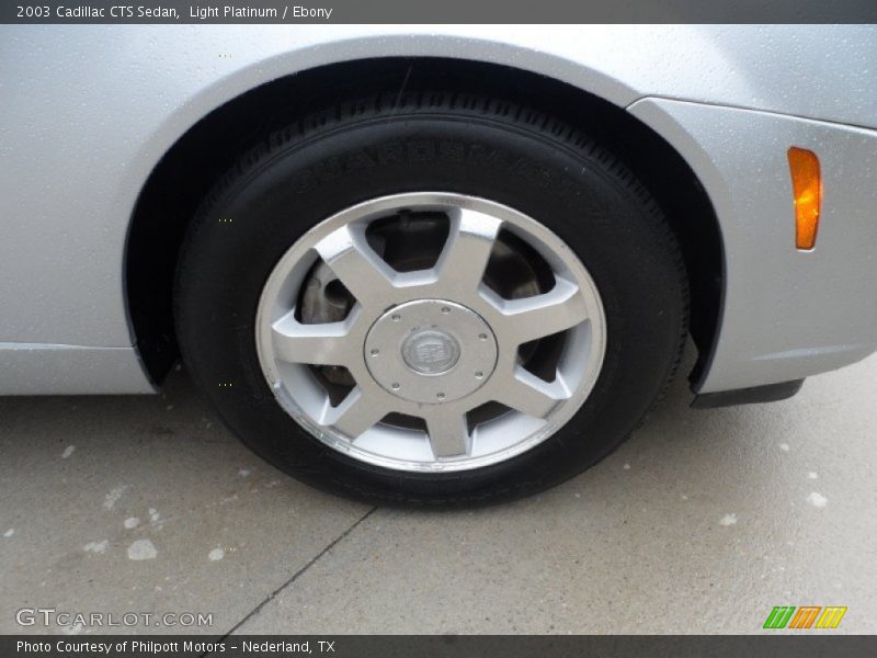 Light Platinum / Ebony 2003 Cadillac CTS Sedan