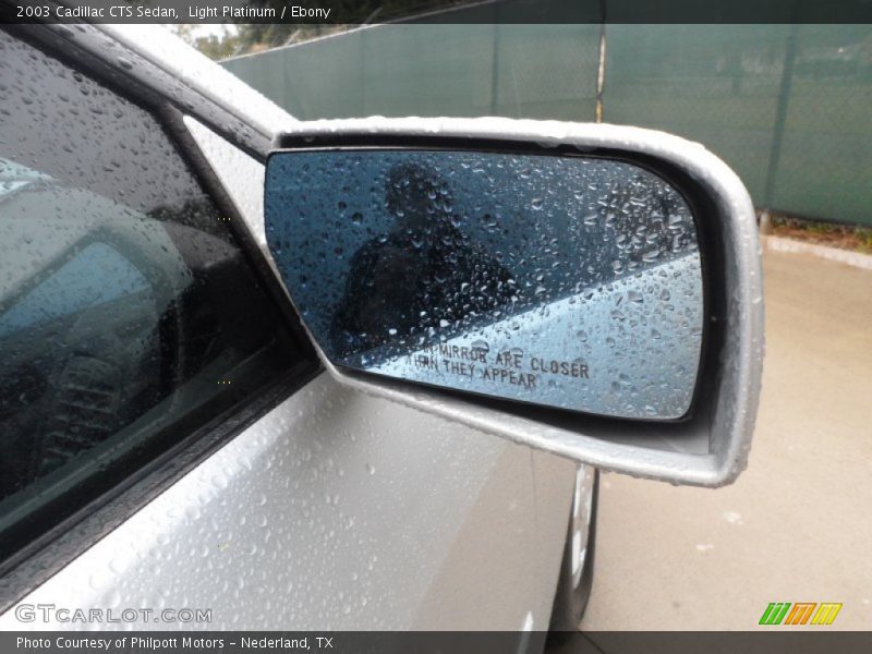 Light Platinum / Ebony 2003 Cadillac CTS Sedan