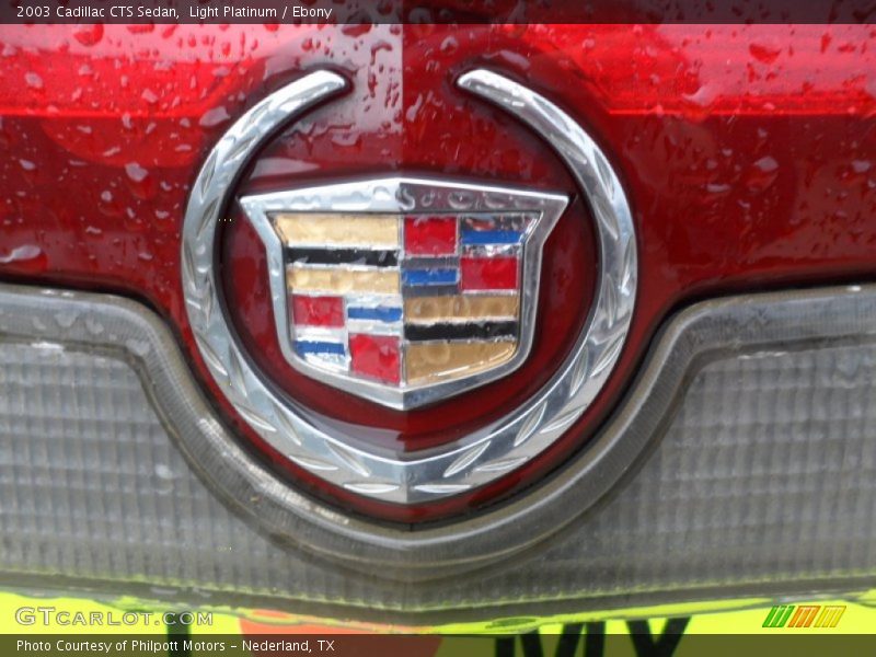 Light Platinum / Ebony 2003 Cadillac CTS Sedan