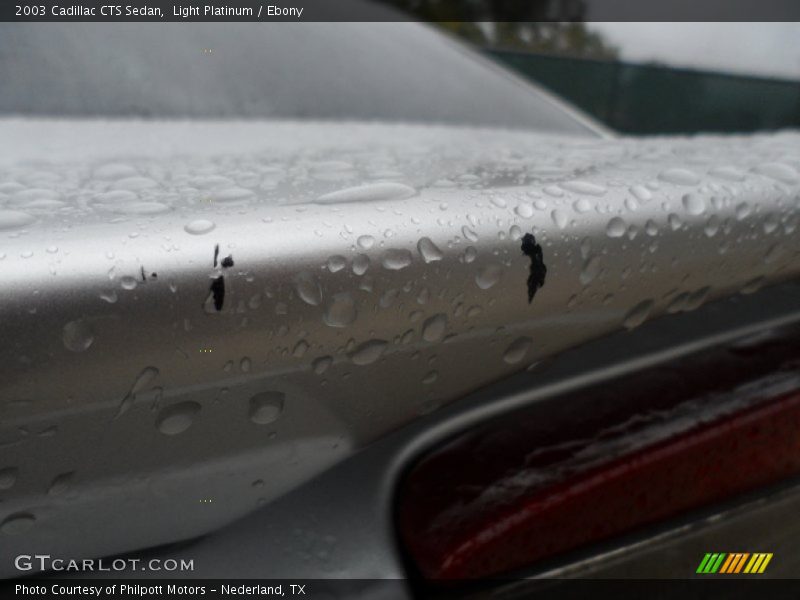 Light Platinum / Ebony 2003 Cadillac CTS Sedan