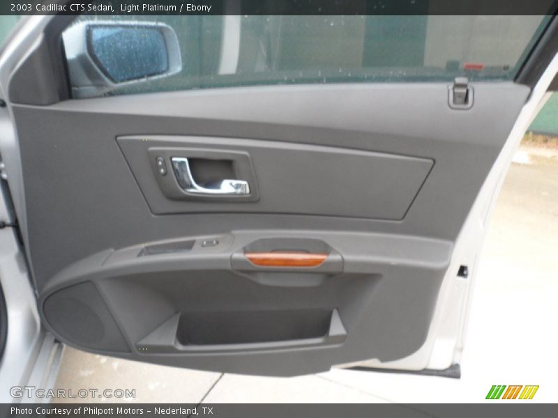 Light Platinum / Ebony 2003 Cadillac CTS Sedan