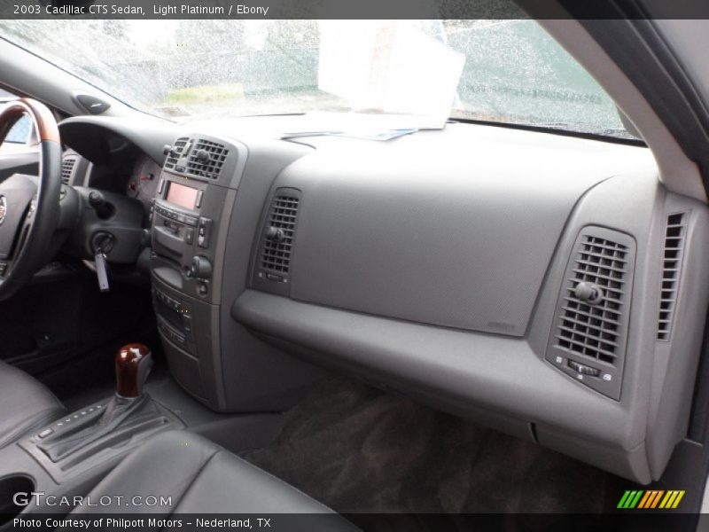 Light Platinum / Ebony 2003 Cadillac CTS Sedan