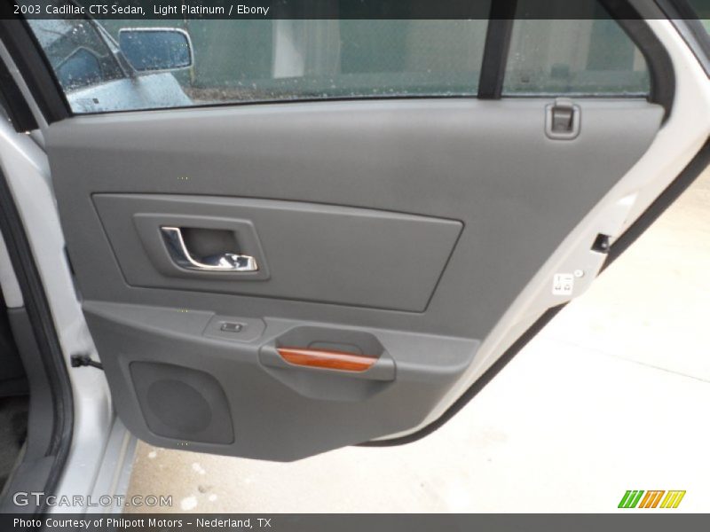 Light Platinum / Ebony 2003 Cadillac CTS Sedan