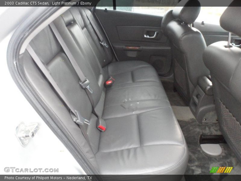 Light Platinum / Ebony 2003 Cadillac CTS Sedan