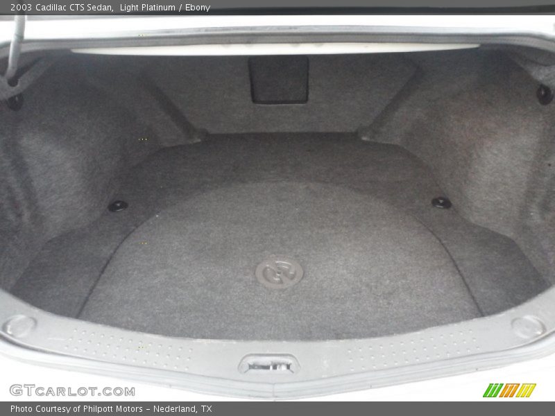 Light Platinum / Ebony 2003 Cadillac CTS Sedan