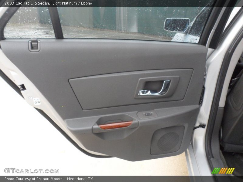 Light Platinum / Ebony 2003 Cadillac CTS Sedan