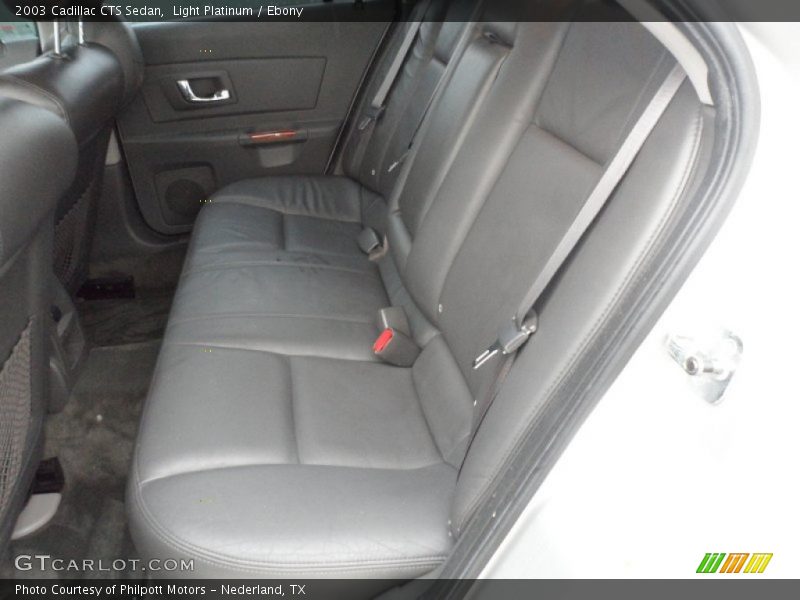 Light Platinum / Ebony 2003 Cadillac CTS Sedan