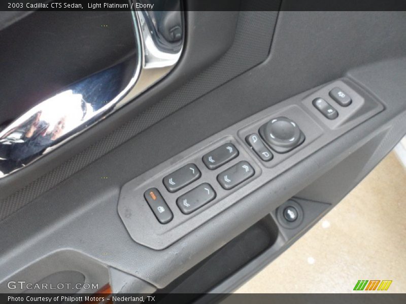Light Platinum / Ebony 2003 Cadillac CTS Sedan