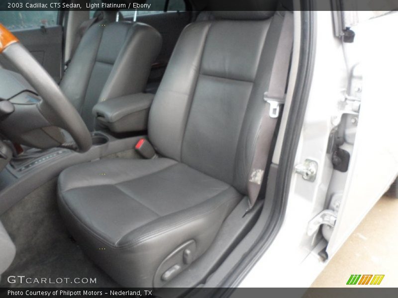 Light Platinum / Ebony 2003 Cadillac CTS Sedan