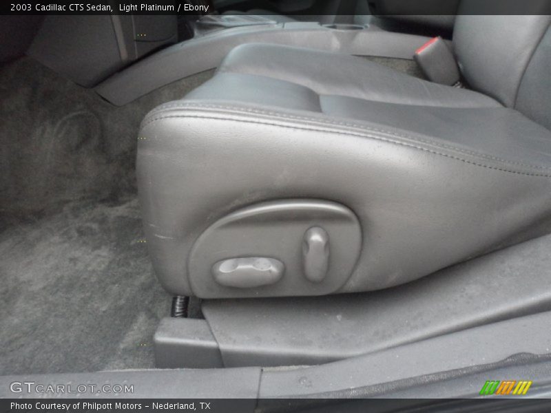 Light Platinum / Ebony 2003 Cadillac CTS Sedan