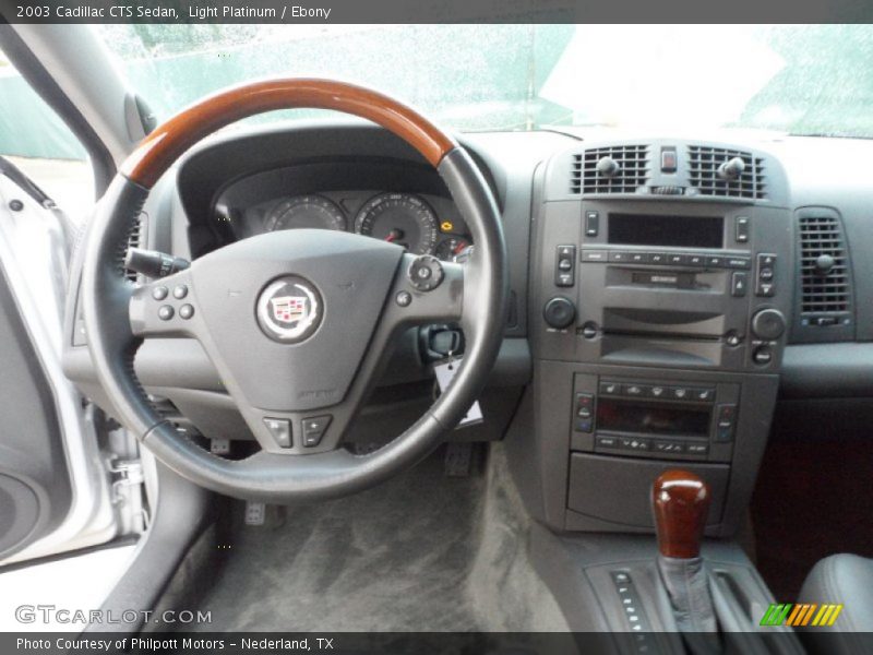 Light Platinum / Ebony 2003 Cadillac CTS Sedan