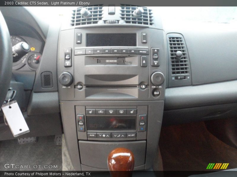 Light Platinum / Ebony 2003 Cadillac CTS Sedan