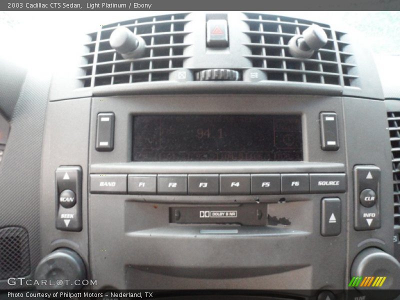 Light Platinum / Ebony 2003 Cadillac CTS Sedan