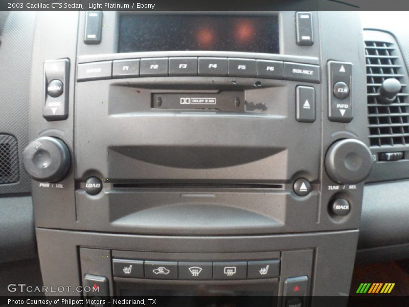 Light Platinum / Ebony 2003 Cadillac CTS Sedan