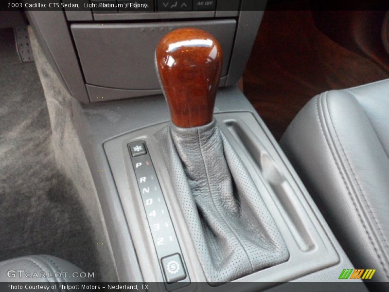 Light Platinum / Ebony 2003 Cadillac CTS Sedan