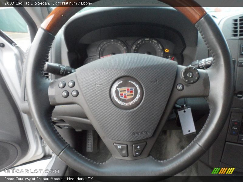 Light Platinum / Ebony 2003 Cadillac CTS Sedan