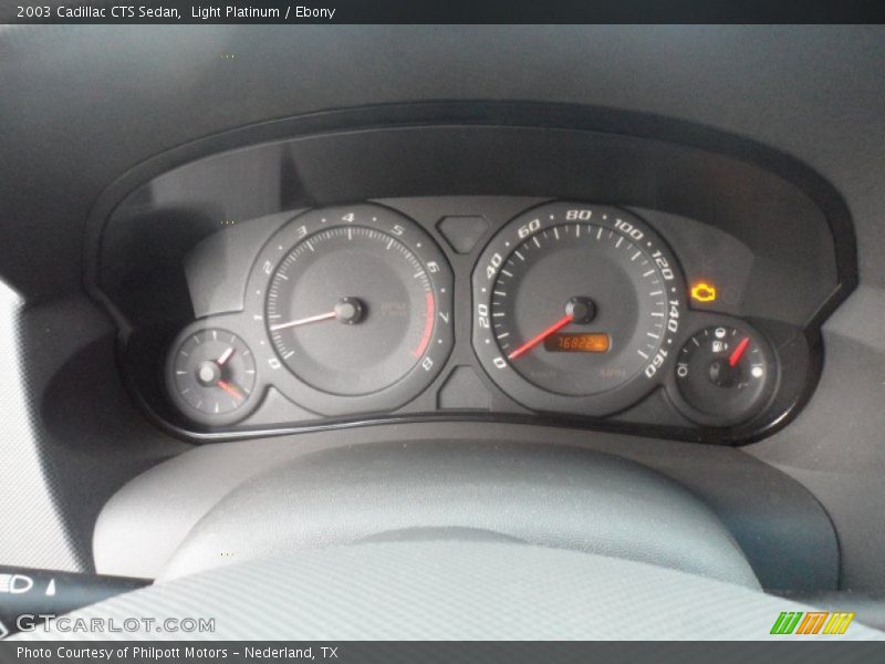 Light Platinum / Ebony 2003 Cadillac CTS Sedan