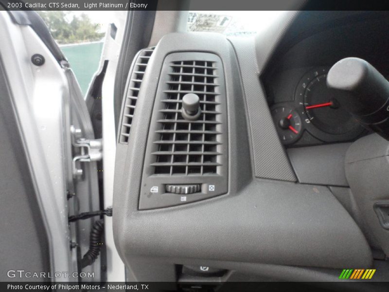 Light Platinum / Ebony 2003 Cadillac CTS Sedan