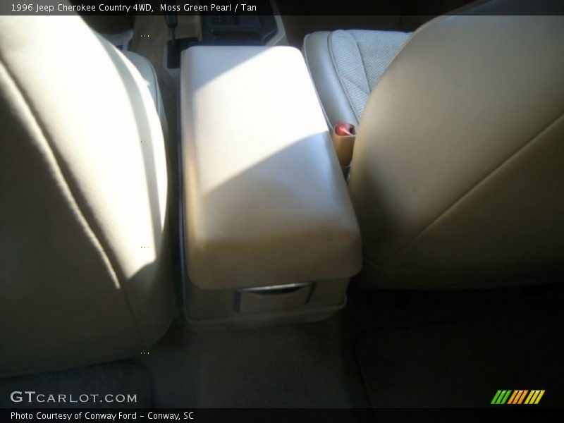 Moss Green Pearl / Tan 1996 Jeep Cherokee Country 4WD
