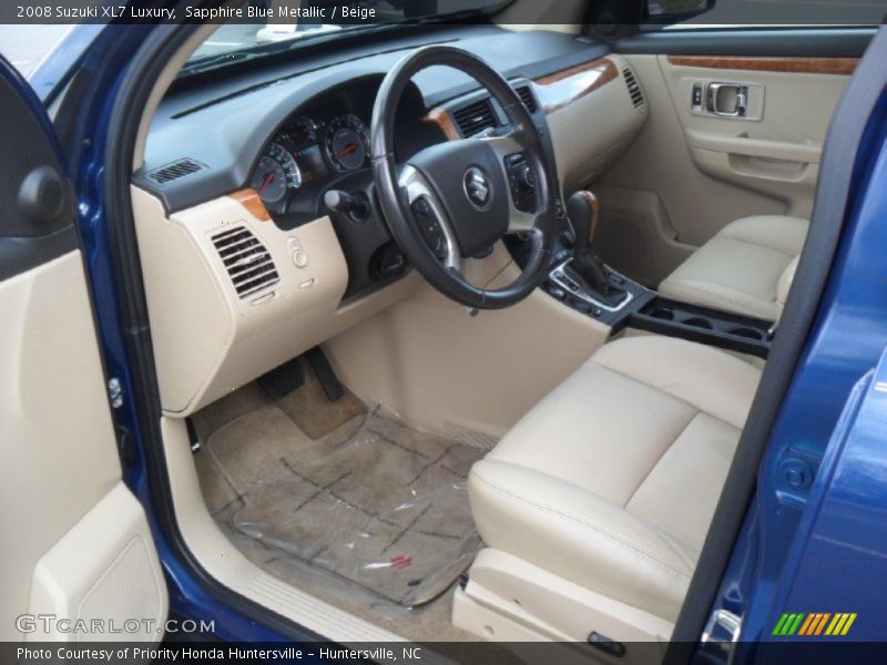  2008 XL7 Luxury Beige Interior