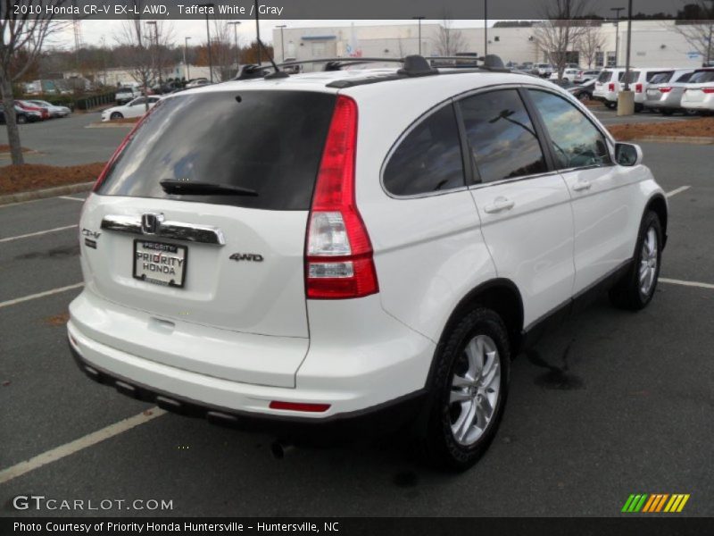 Taffeta White / Gray 2010 Honda CR-V EX-L AWD