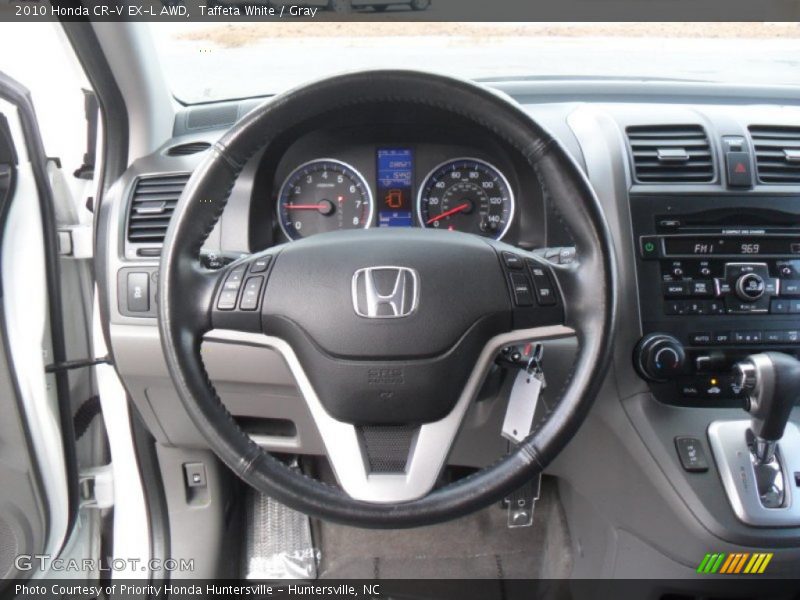 Taffeta White / Gray 2010 Honda CR-V EX-L AWD