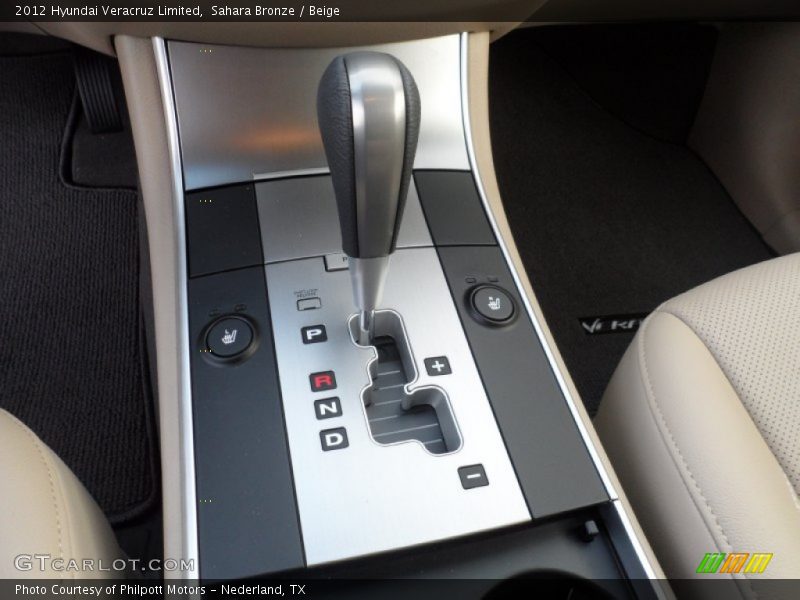  2012 Veracruz Limited 6 Speed SHIFTRONIC Automatic Shifter