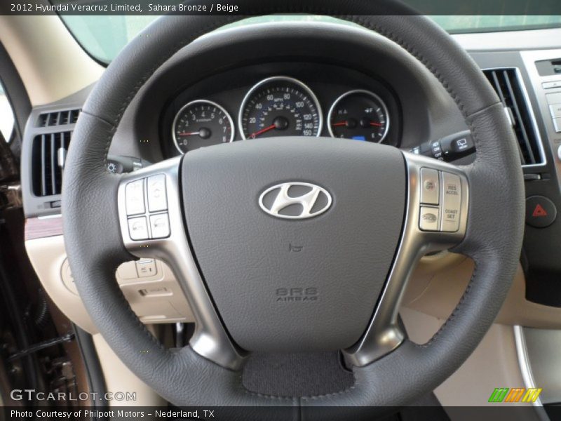  2012 Veracruz Limited Steering Wheel