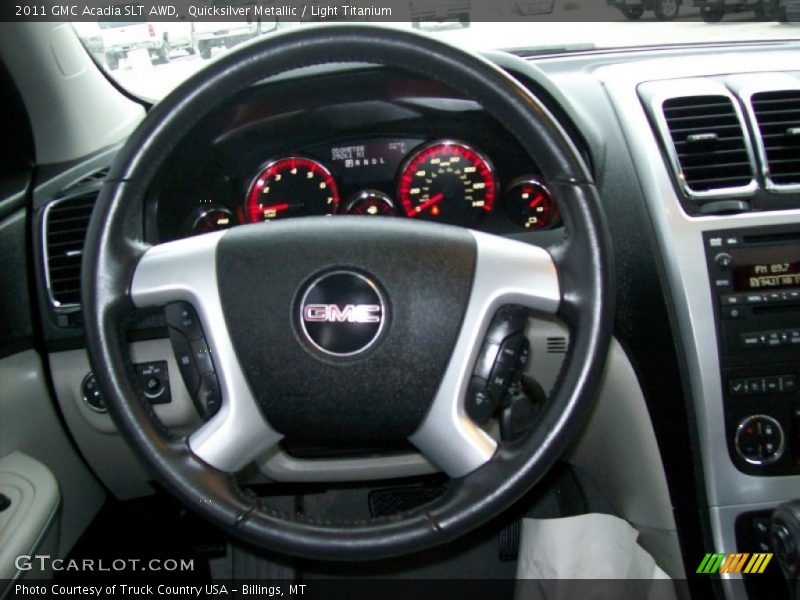 Quicksilver Metallic / Light Titanium 2011 GMC Acadia SLT AWD