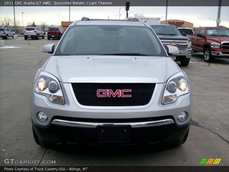 Quicksilver Metallic / Light Titanium 2011 GMC Acadia SLT AWD