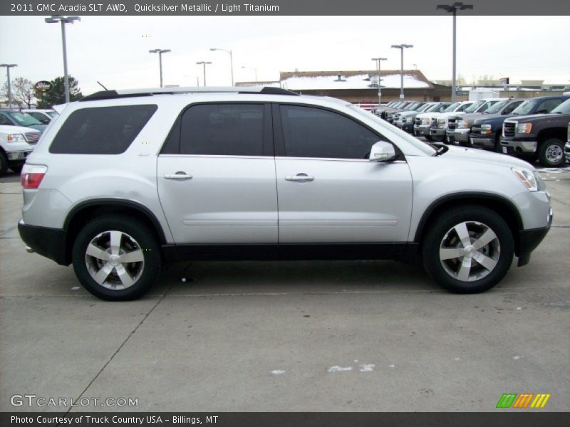 Quicksilver Metallic / Light Titanium 2011 GMC Acadia SLT AWD
