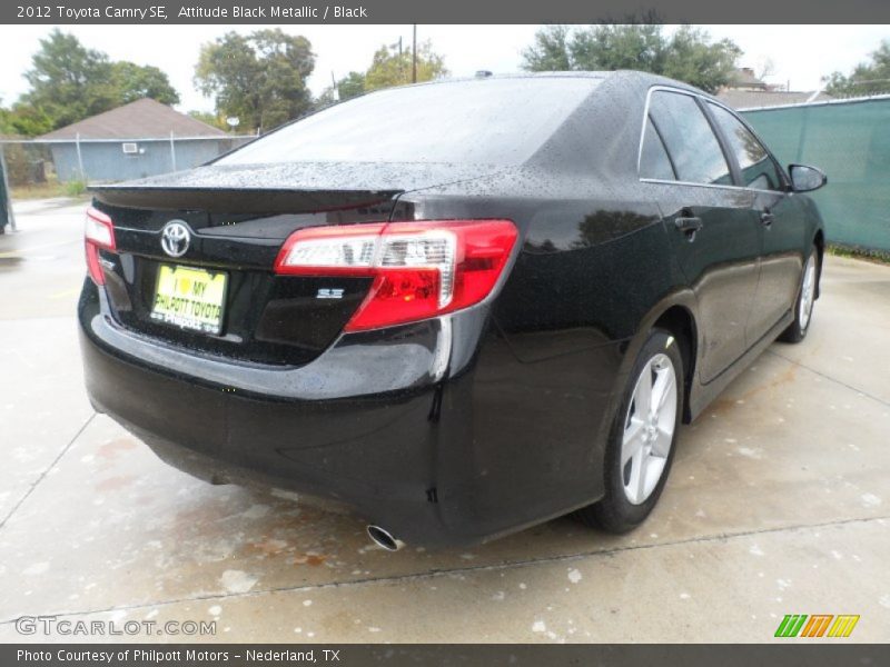 Attitude Black Metallic / Black 2012 Toyota Camry SE