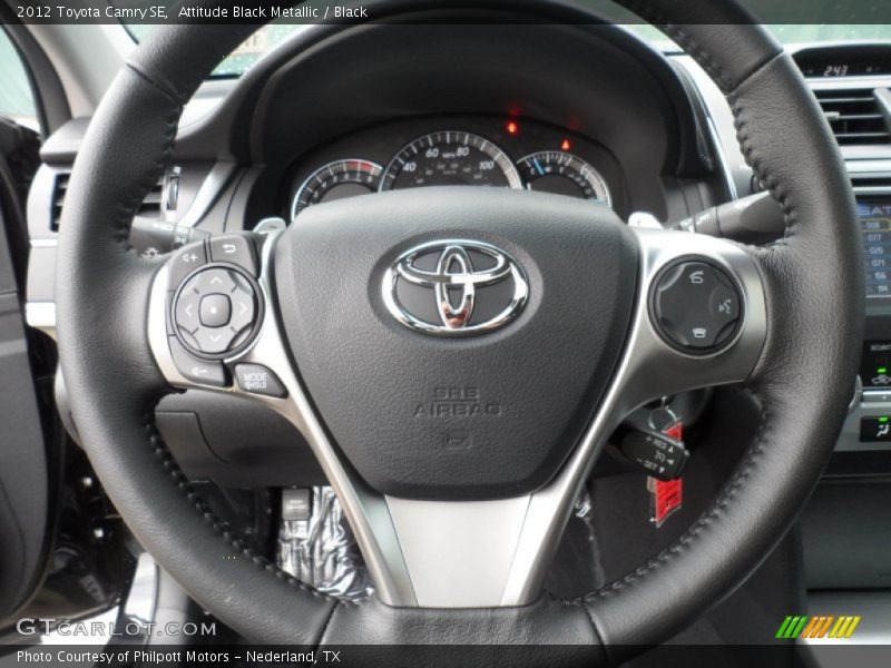 Attitude Black Metallic / Black 2012 Toyota Camry SE