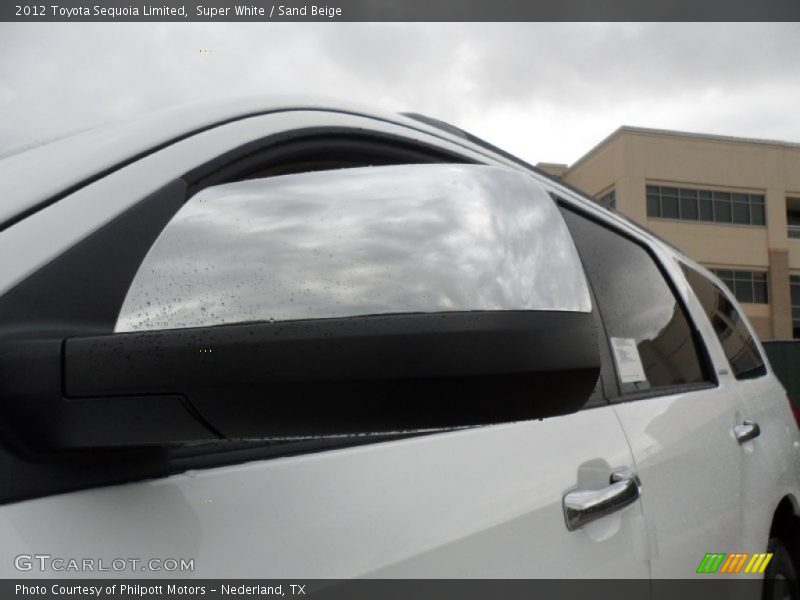 Super White / Sand Beige 2012 Toyota Sequoia Limited