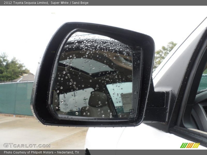 Super White / Sand Beige 2012 Toyota Sequoia Limited