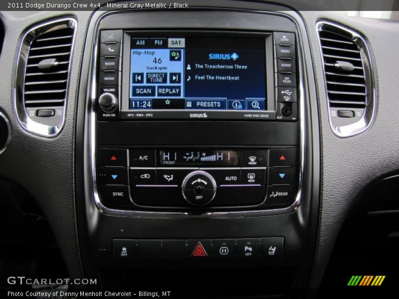 Mineral Gray Metallic / Black 2011 Dodge Durango Crew 4x4