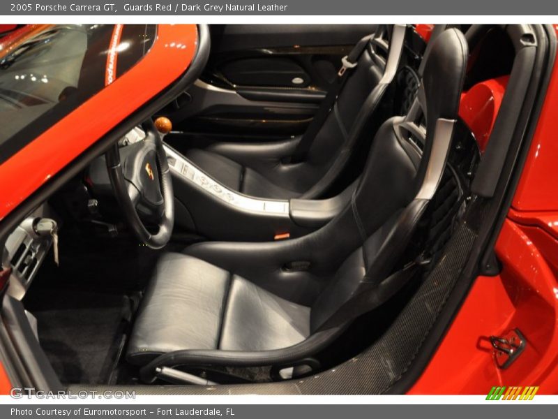 Guards Red / Dark Grey Natural Leather 2005 Porsche Carrera GT