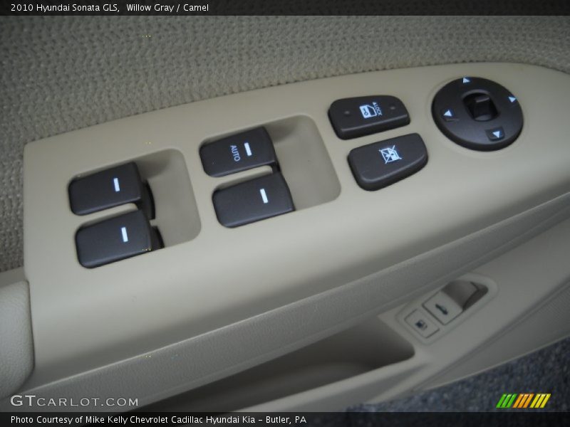 Willow Gray / Camel 2010 Hyundai Sonata GLS
