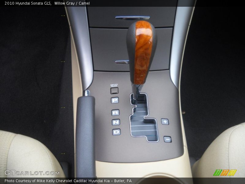 Willow Gray / Camel 2010 Hyundai Sonata GLS