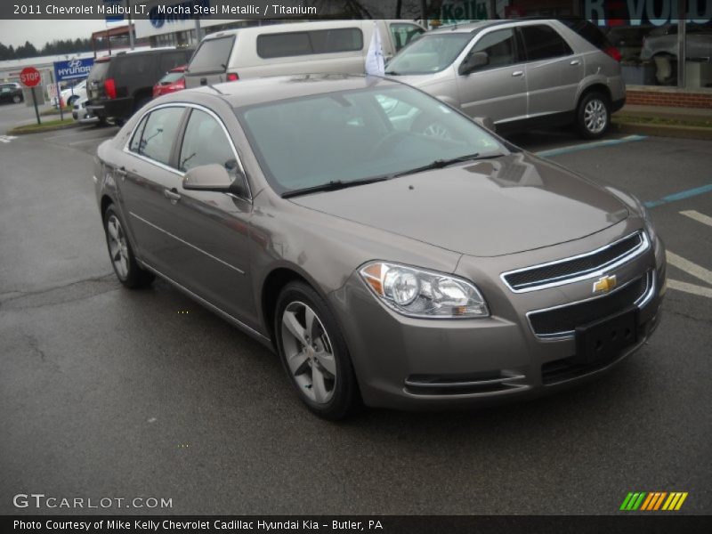 Mocha Steel Metallic / Titanium 2011 Chevrolet Malibu LT