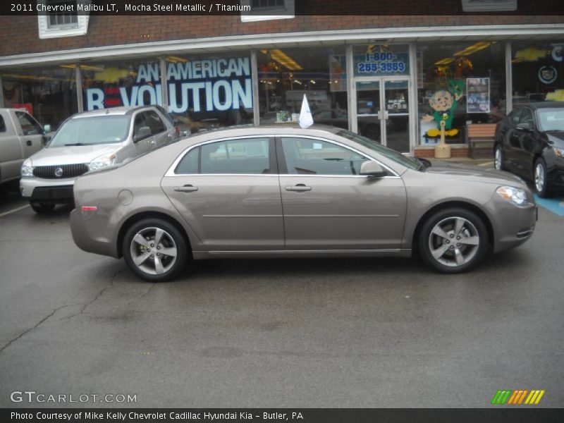 Mocha Steel Metallic / Titanium 2011 Chevrolet Malibu LT